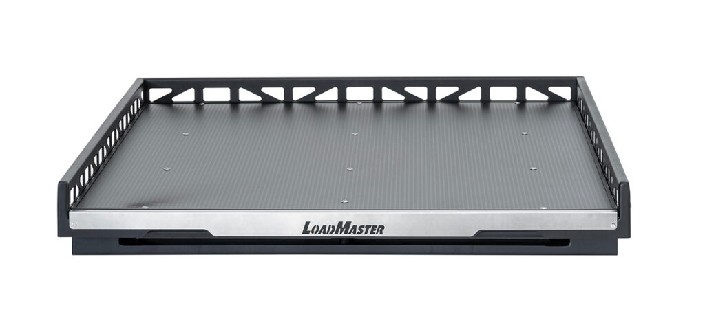 Loadmaster slide out tray