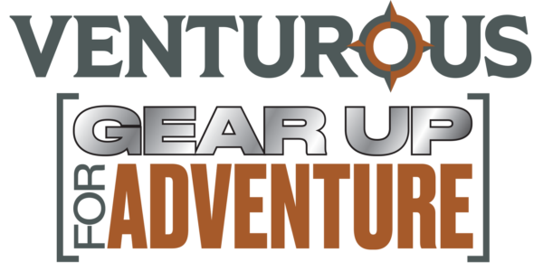 Venturous Gear Up For Adventure Promo Logo